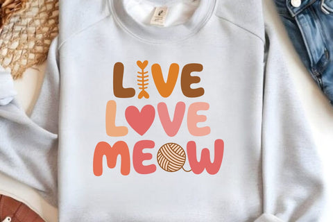 Live Love Meow SVG Angelina750 