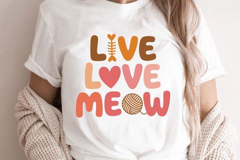 Live Love Meow SVG Angelina750 