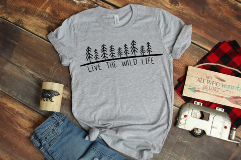 Live The Wild Life Adventure SVG SVG Pickled Thistle Creative 