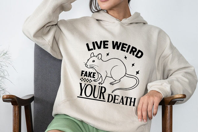 Live Weird Fake your Death SVG Angelina750 