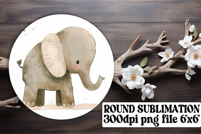 Lively Boho Animal Essentials: Sublimation Circle & Key Sublimation afrosvg 