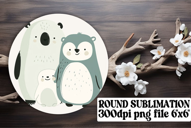 Lively Boho Animal Sublimation Essentials: Circle, Key Sublimation afrosvg 