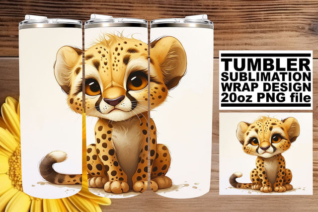 Lively Safari Party: Birthday Tumbler Wrap Sublimation afrosvg 