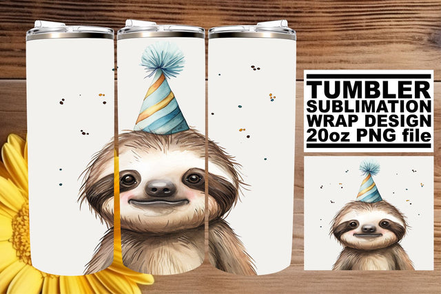 Lively Wildlife Adventure: Birthday Tumbler Design Sublimation afrosvg 