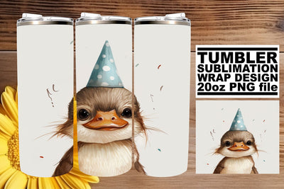 Lively Zoo Celebration: Birthday Tumbler Wrap Sublimation afrosvg 