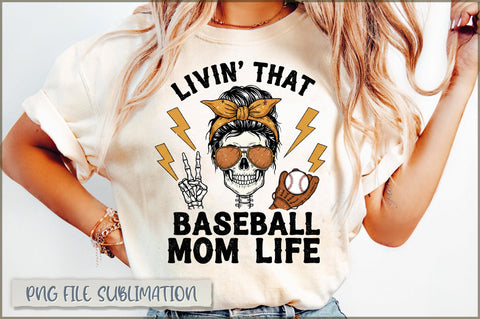 Livin' That Baseball Mom Life Sublimation Sublimation Shetara Begum 