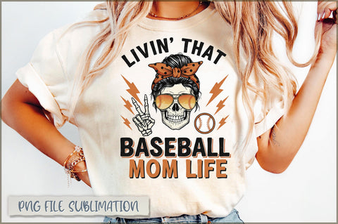Livin' That Baseball Mom Life Sublimation Sublimation Shetara Begum 