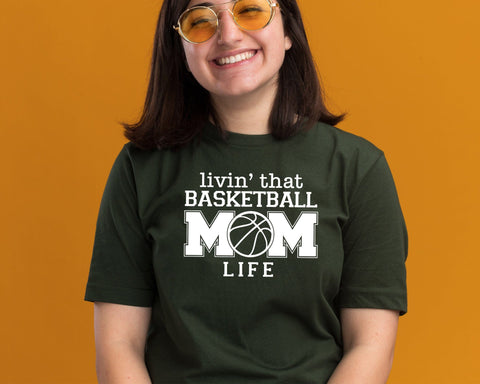 Livin That Basketball Mom Life Svg Png, Basketball Mom Svg, Basketball Mama Svg, Basketball Shirt Svg, Sport Shirt Svg, Svg Files for Cricut SVG DesignDestine 