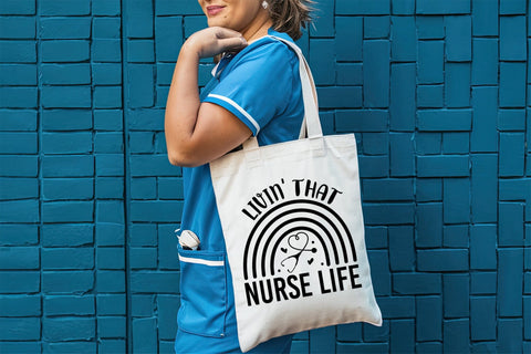 Livin That Nurse Life SVG Cut File SVG CraftLabSVG 