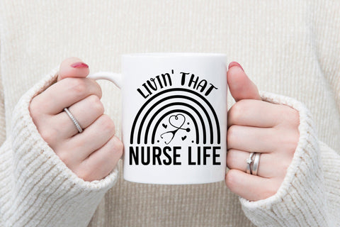 Livin That Nurse Life SVG Cut File SVG CraftLabSVG 