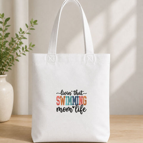 Livin’ That Swimming Mom Life Machine Embroidery Design – Swim Mom Sports Embroidery File Embroidery/Applique DESIGNS PatternFeed8 