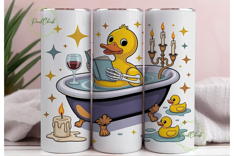 Living My Best Life Duck Skeleton PNG Sublimation PixelChick 