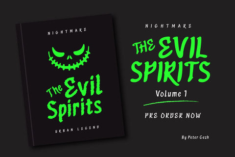 Liymadz - Horror Display Font Font twinletter 