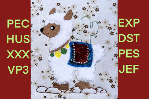 Llama Applique Machine embroidery design Embroidery/Applique DESIGNS Candles Design 