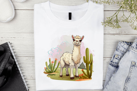 Llama clipart Sublimation Design Sublimation Regulrcrative 