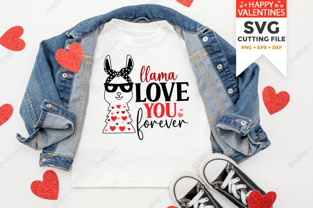 Llama Love You Forever SVG Design SVG Designangry 