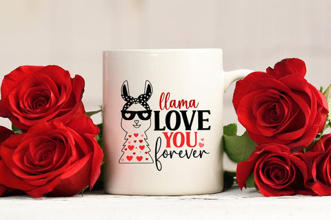 Llama Love You Forever SVG Design SVG Designangry 
