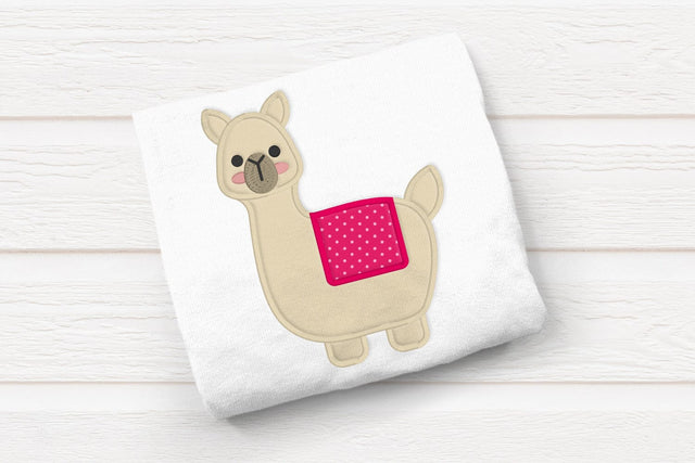 Llama with Blanket Applique Embroidery Embroidery/Applique DESIGNS Risa Rocks It 