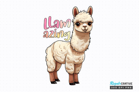 Llamazing Sublimation Design Sublimation Regulrcrative 