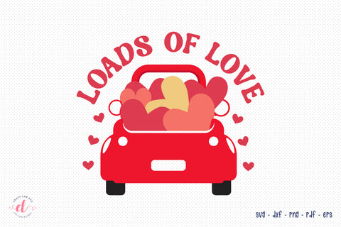 Loads of Love | Retro Valentine's Day SVG SVG CraftLabSVG 