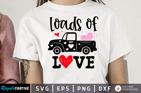 Loads of love SVG design SVG Regulrcrative 