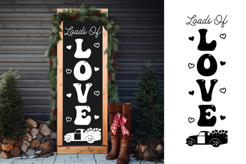 Loads of Love | Valentine Porch Sign SVG SVG CraftLabSVG 