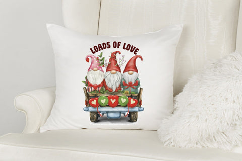 Loads of Love, Valentines Day Gnomes PNG Sublimation CraftLabSVG 