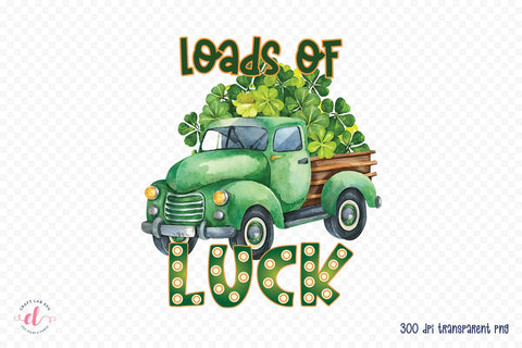 Loads of Luck - St. Patrick's Day Sublimation Sublimation CraftLabSVG 