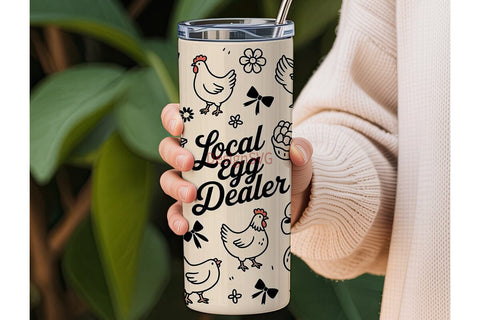 Local Egg Dealer 20oz Tumbler Design Sublimation DesignSVG 