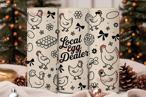Local Egg Dealer 20oz Tumbler Design Sublimation DesignSVG 