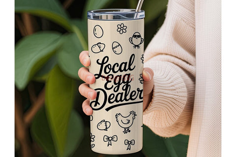 Local Egg Dealer 20oz Tumbler Design Sublimation DesignSVG 