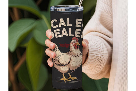 Local Egg Dealer 20oz Tumbler Wrap Sublimation DesignSVG 