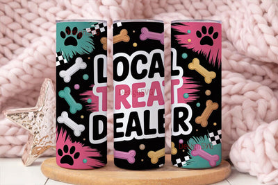 Local Treat Dealer 20oz Tumbler Wrap Sublimation DesignSVG 