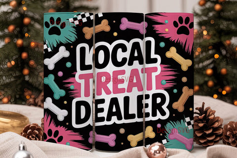 Local Treat Dealer 20oz Tumbler Wrap Sublimation DesignSVG 