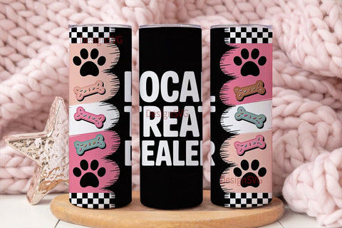 Local Treat Dealer 20oz Tumbler Wrap Sublimation DesignSVG 