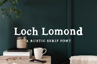 Loch Lomond Handlettered Serif Font Beck McCormick 