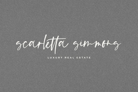 Lofthouse Script Font Beck McCormick 