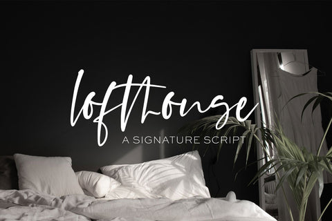 Lofthouse Script Font Beck McCormick 