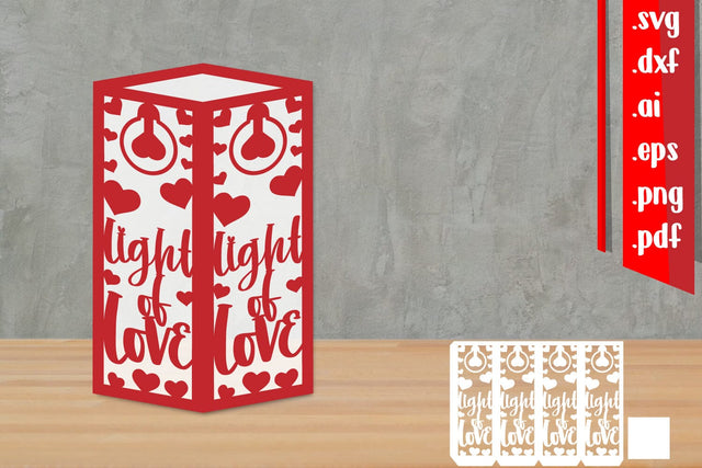 LOL Lantern | Valentine Lantern Papercut 3D Paper zafrans studio 