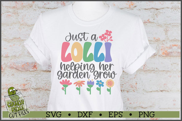 Lolli Helping Her Garden Grow SVG File SVG Crunchy Pickle 