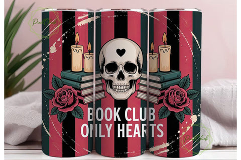 Lonely Hearts Book Club 20oz Tumbler Sublimation PixelChick 