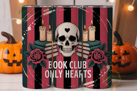 Lonely Hearts Book Club 20oz Tumbler Sublimation PixelChick 