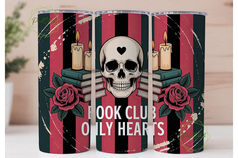 Lonely Hearts Book Club 20oz Tumbler Sublimation PixelChick 