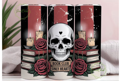 Lonely Hearts Book Club 20oz Tumbler Sublimation PixelChick 