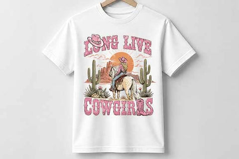 Long Live Cowgirls PNG | Western Horse Cowgirl PNG SVG BillahCrafts 