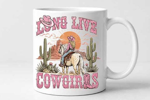 Long Live Cowgirls PNG | Western Horse Cowgirl PNG SVG BillahCrafts 