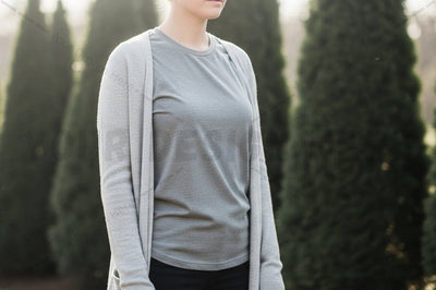 Long sleeve grey t-shirt mockup Mock Up Photo Designangry 