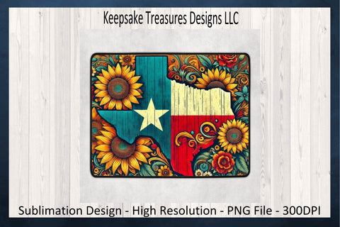 Long Star State, Texas Cutting Board, Sublimation PNG Kitchen Design, Digital Download Sublimation Keepsake Treasures Designs LLC. 
