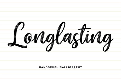 Longlasting Font Abo Daniel Studio 