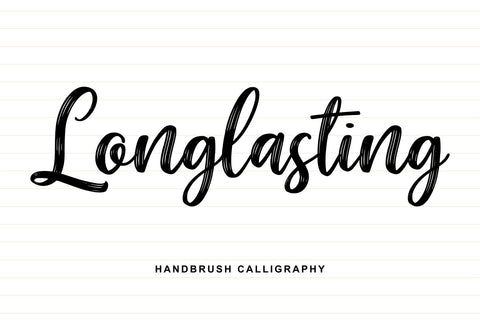 Longlasting Font Abo Daniel Studio 